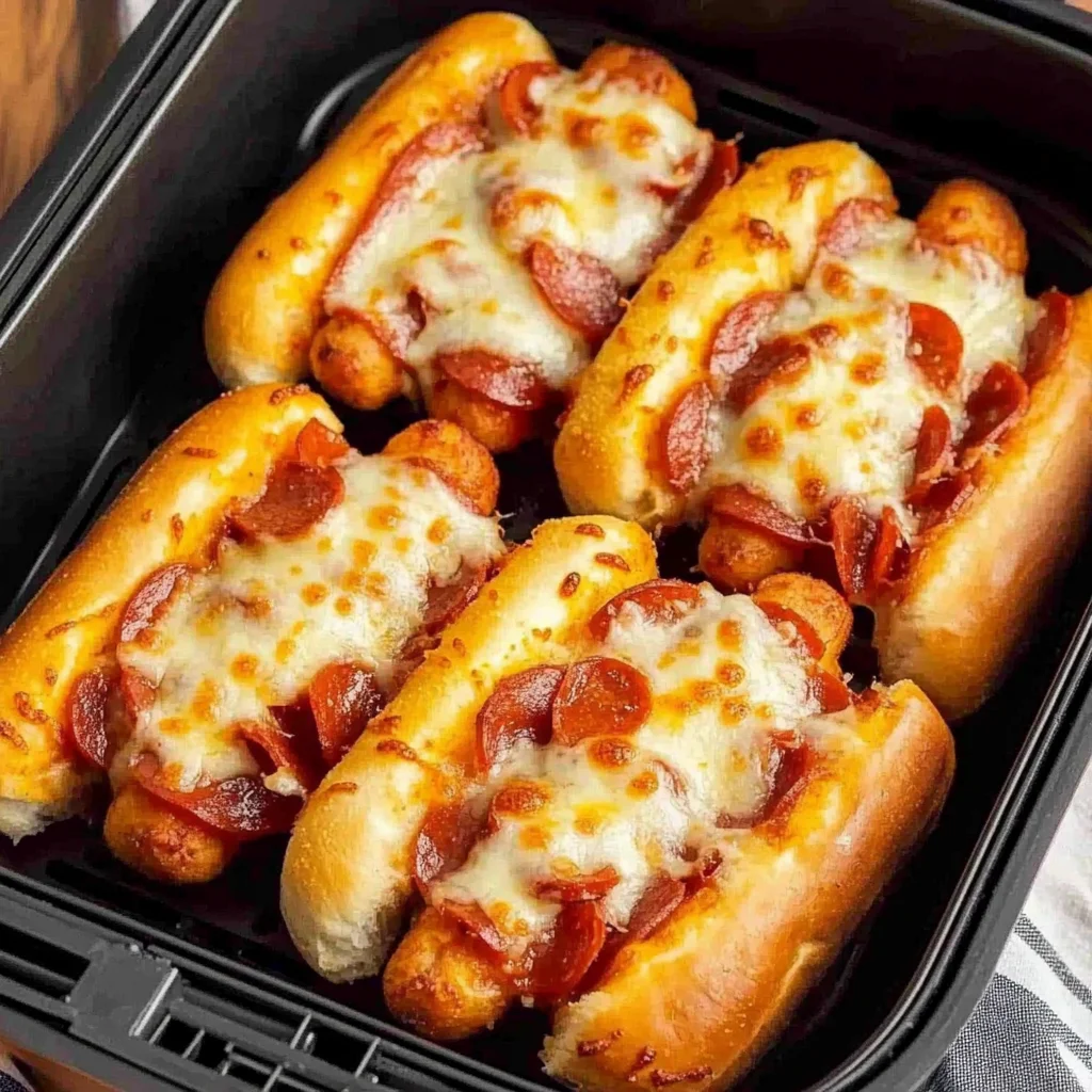 Air Fryer Pizza Dogs