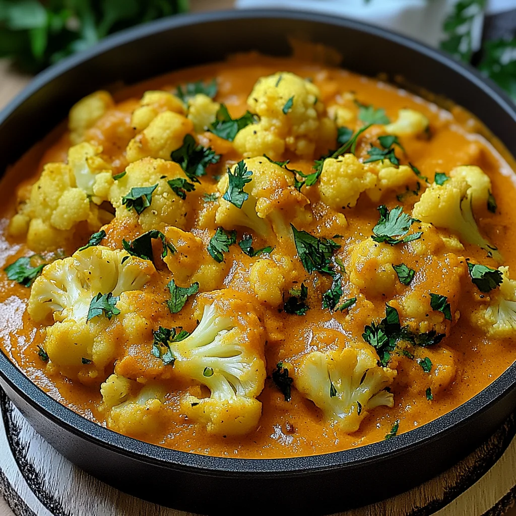 Blumenkohl Curry aus dem Backofen