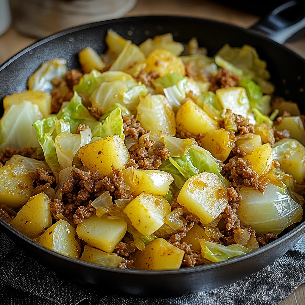 Spitzkohl-Kartoffel-Pfanne