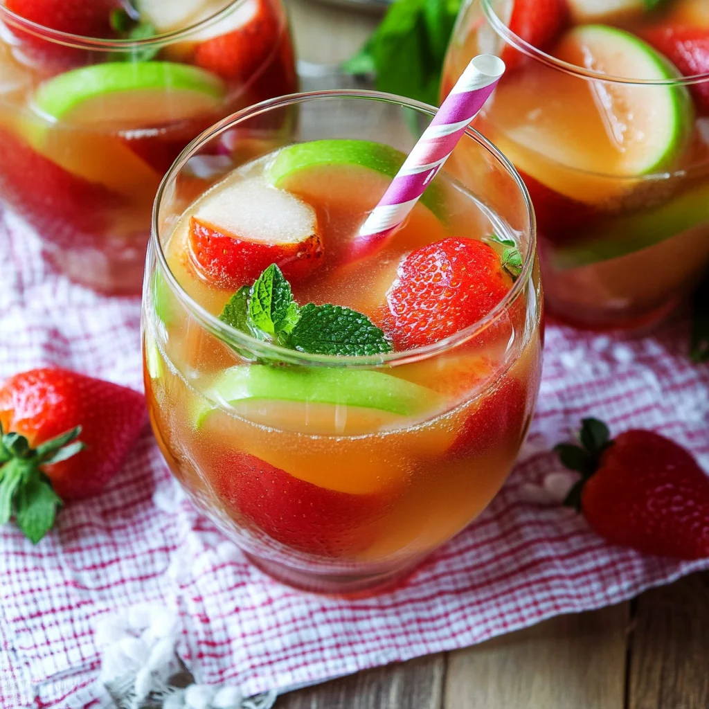 Alkoholfreie ErdRinderbrühebowle