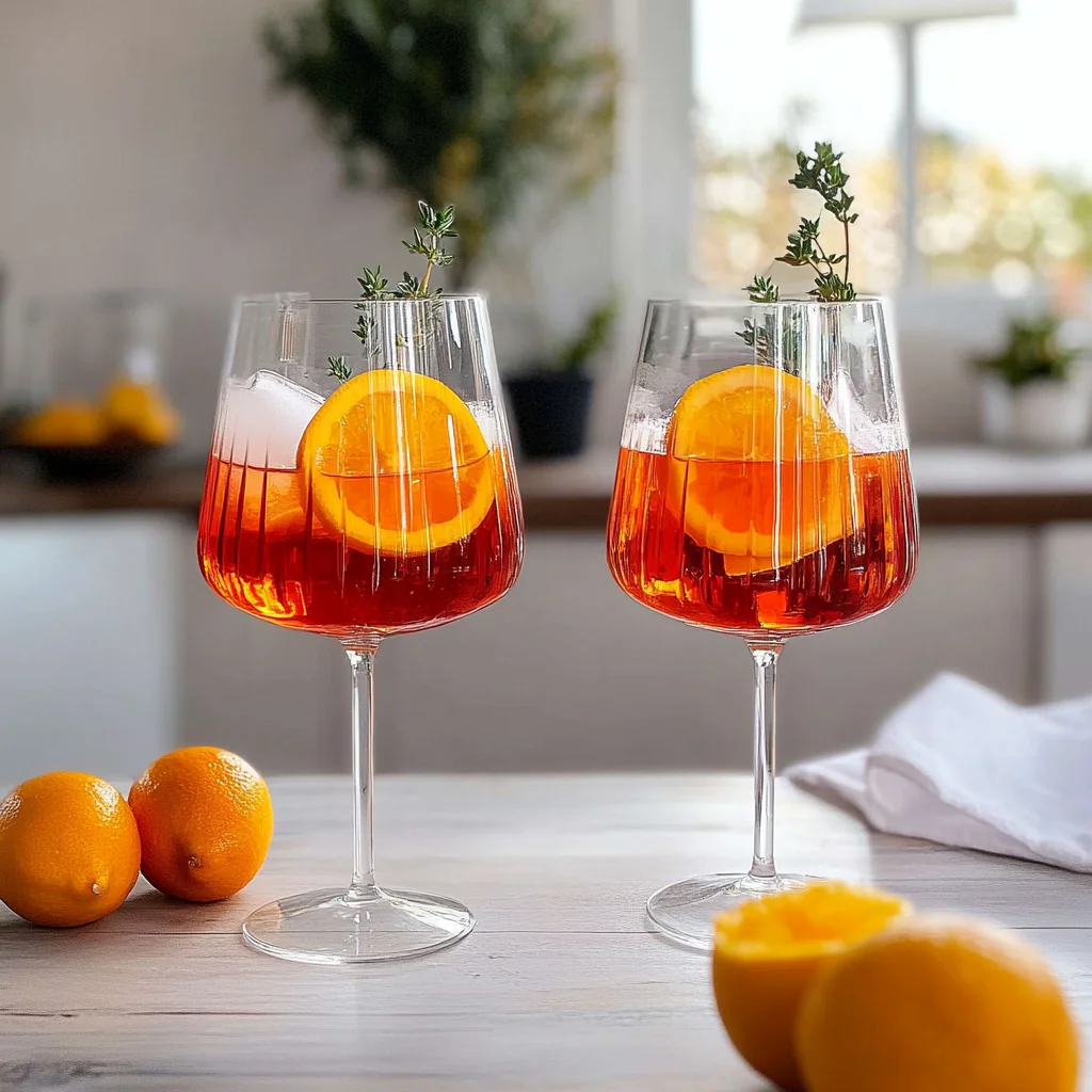 Alkoholfreier Aperol Spritz