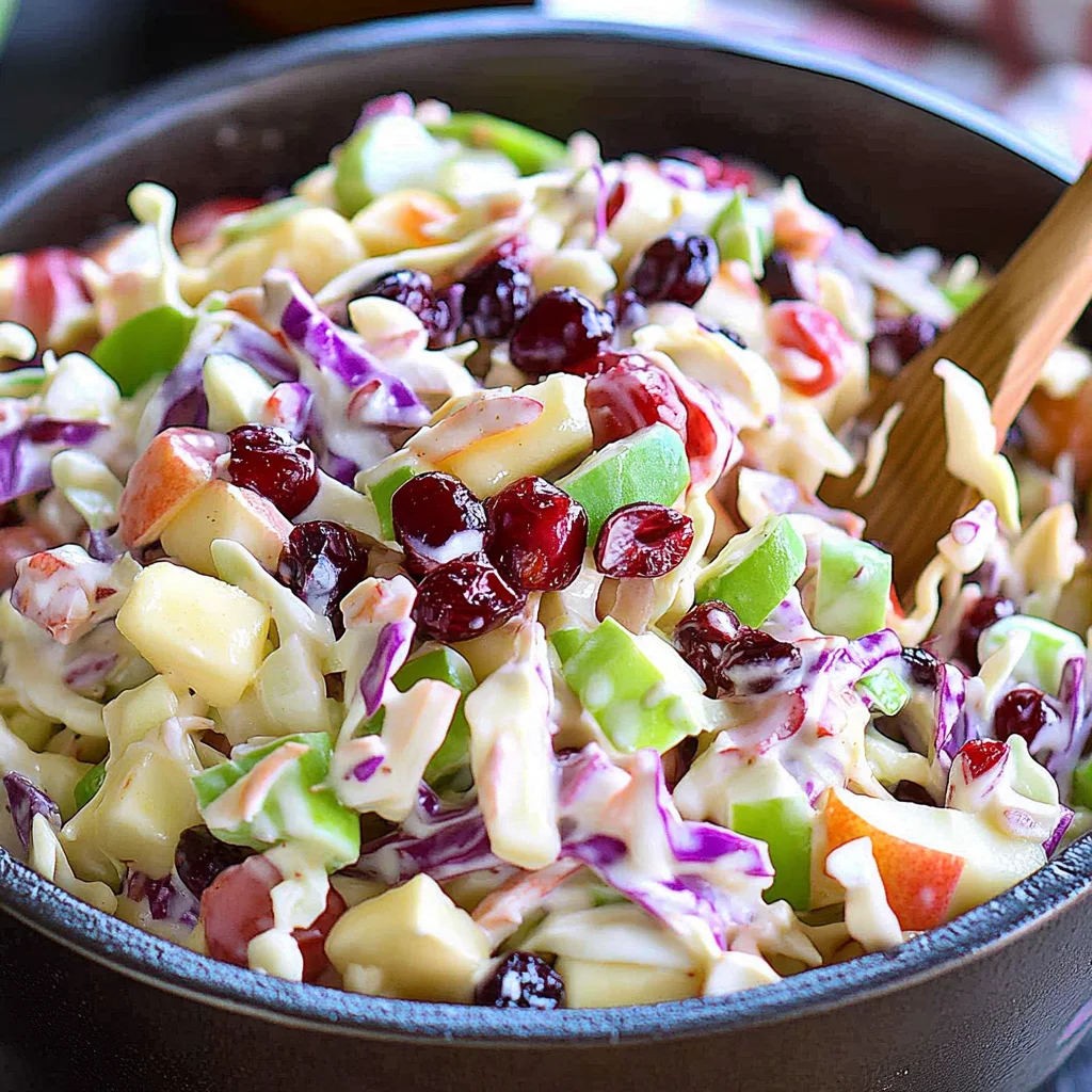 Apple Cranberry Coleslaw