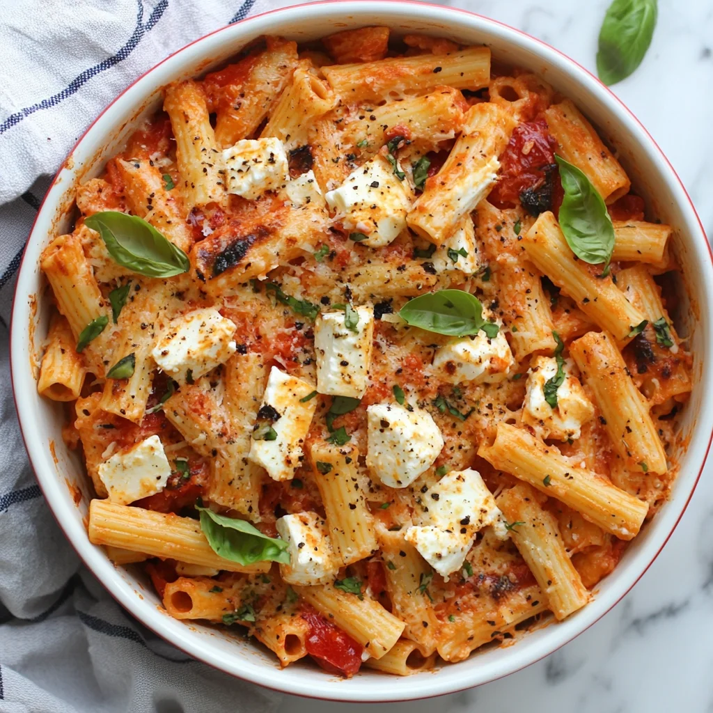 Baked Feta Pasta - Baked Oven Pasta