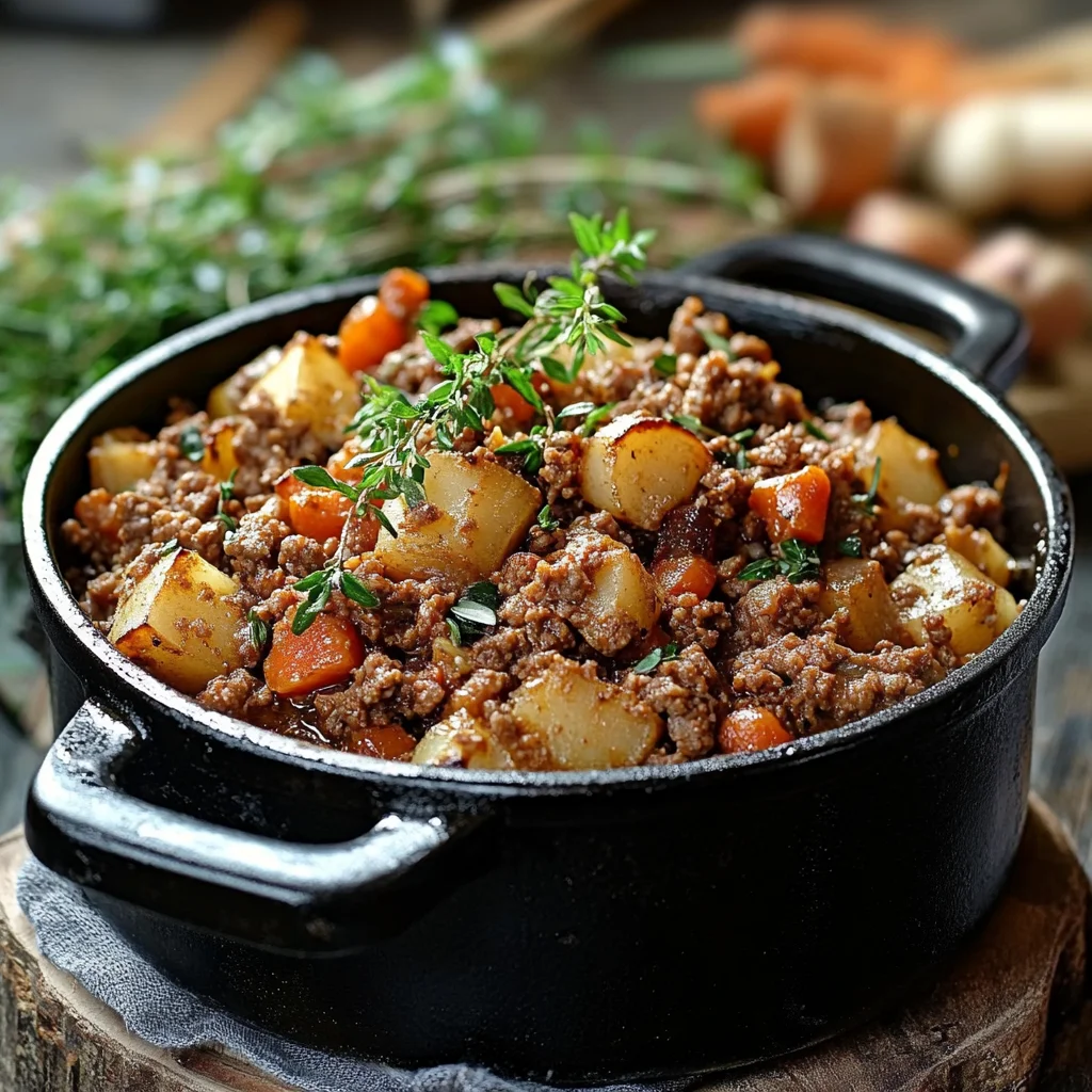Bauerntopf mit Hackfleisch