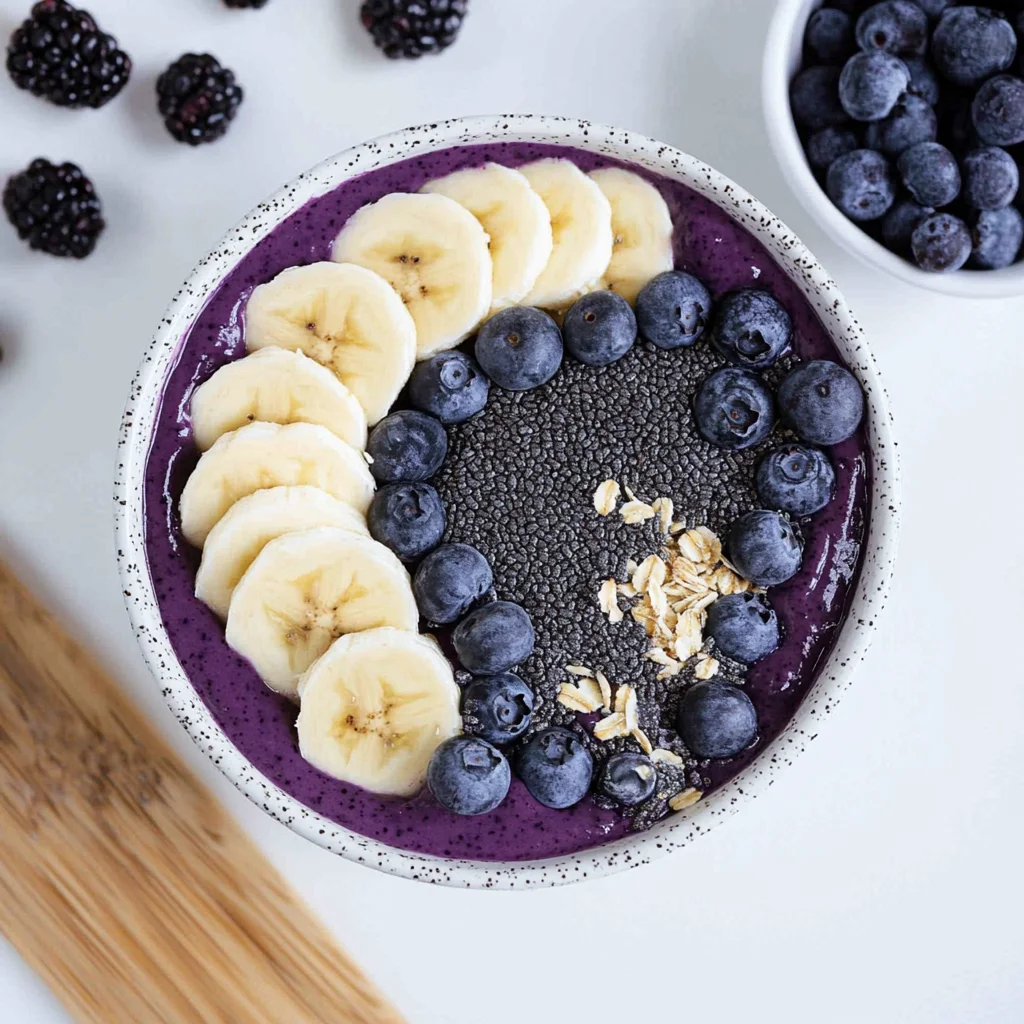 Blueberry Banana Smoothie Bowl