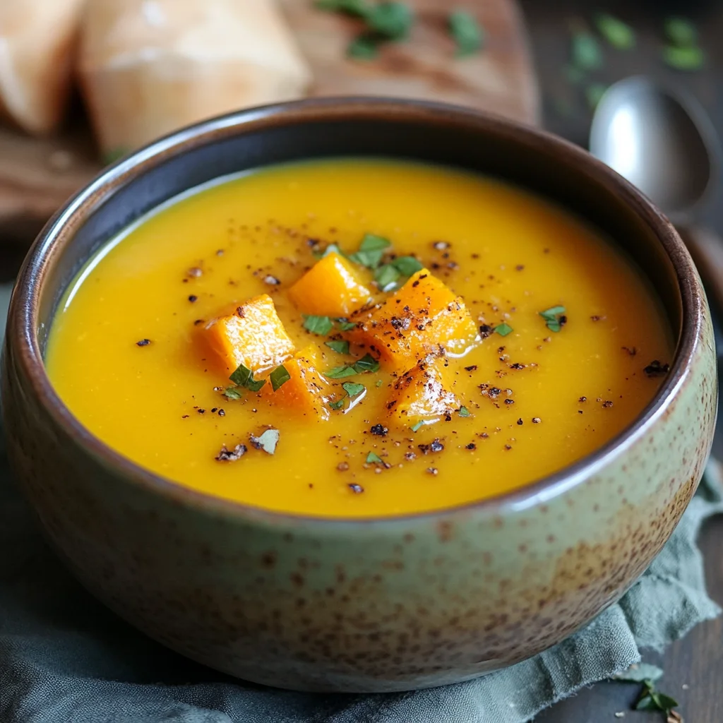Butternut-Kürbissuppe