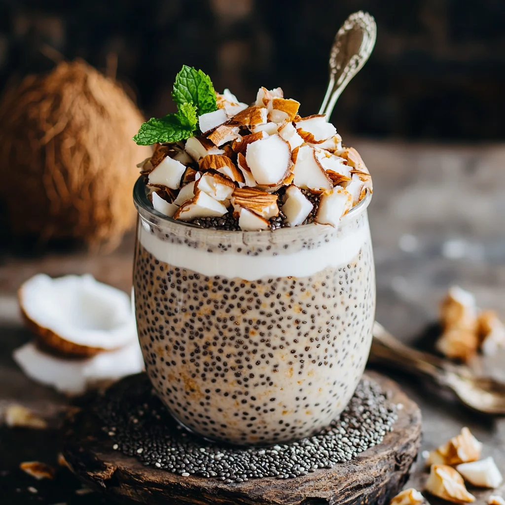 Chia-Kokos-Pudding: Ein Unglaubliches Ultimatives Rezept für 4 Portionen