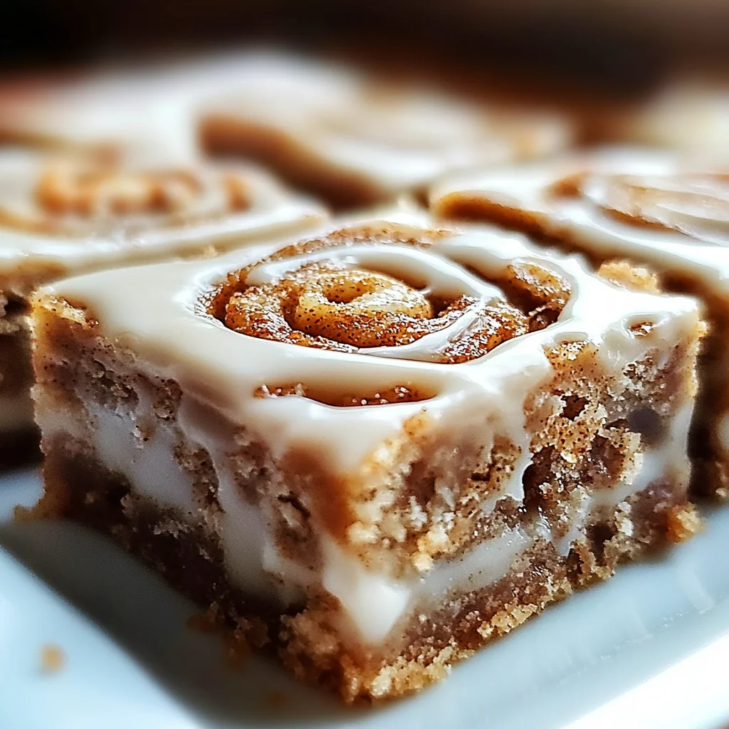 Cinnamon Roll Bliss Bars