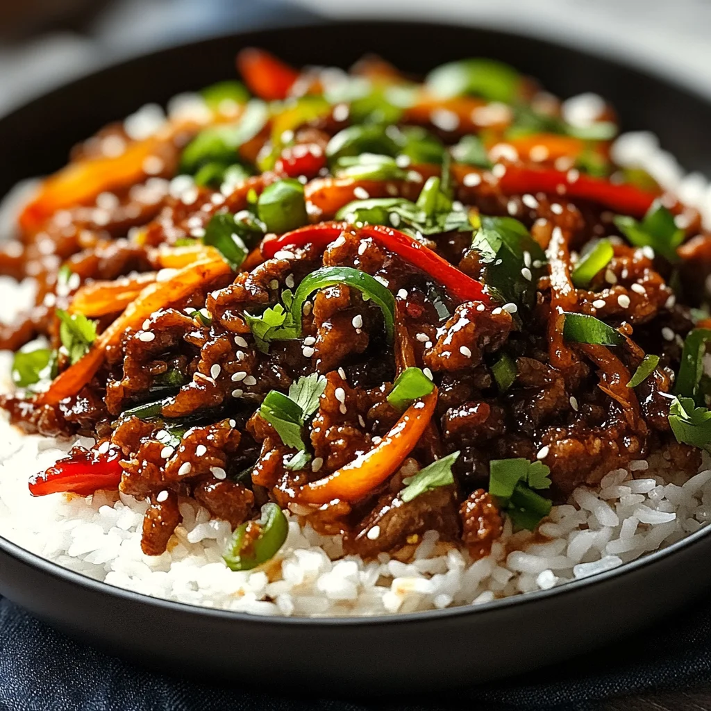 Crispy Chilli Beef Rice