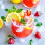 Easy Strawberry Basil Lemonade