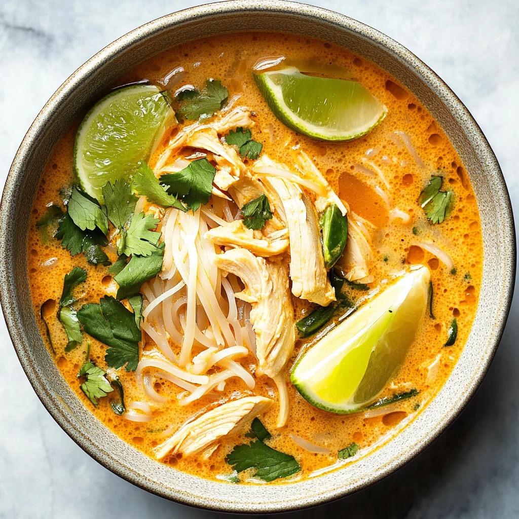 Easy Thai Chicken Curry Soup