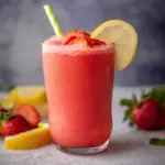 Frozen strawberry lemonade
