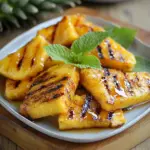 Gegrillte Ananas mit Honig & Zimt