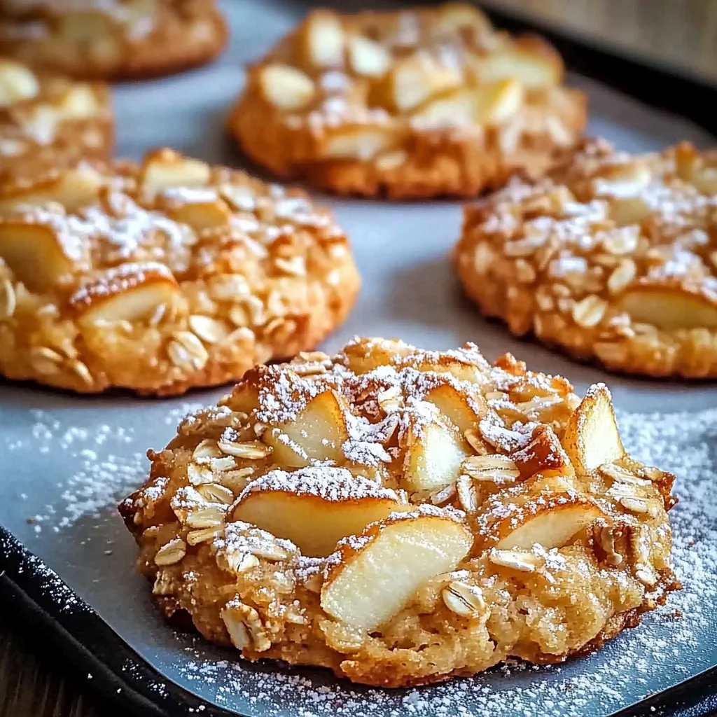 Gesunde Apfel-Hafer-Kekse