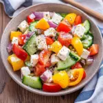 Griechischer Bauernsalat (einfaches Salat Rezept)