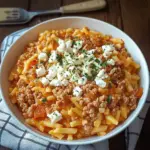 Griechischer Hackfleischauflauf Mit Kritharaki Und Feta