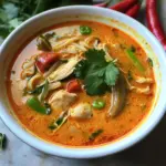 Hähnchen Curry Suppe