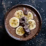 High-Protein Chocolate Banana Chia Pudding