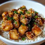 Karamellisiertes Sesam-Hähnchen