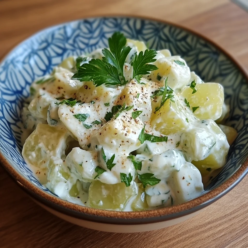 Kartoffelsalat mit Joghurt & Gurke