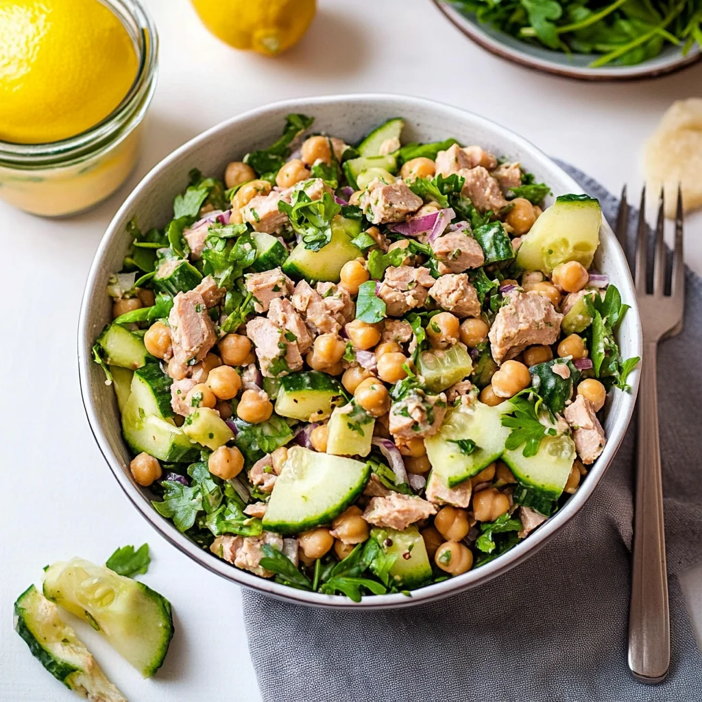 Kichererbsen-Thunfisch-Salat