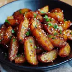 Knusprige Honig-Chili-Kartoffeln