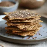 Leinsamen-Cracker