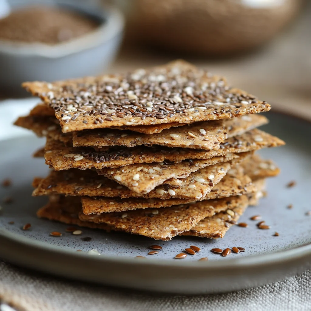 Leinsamen-Cracker
