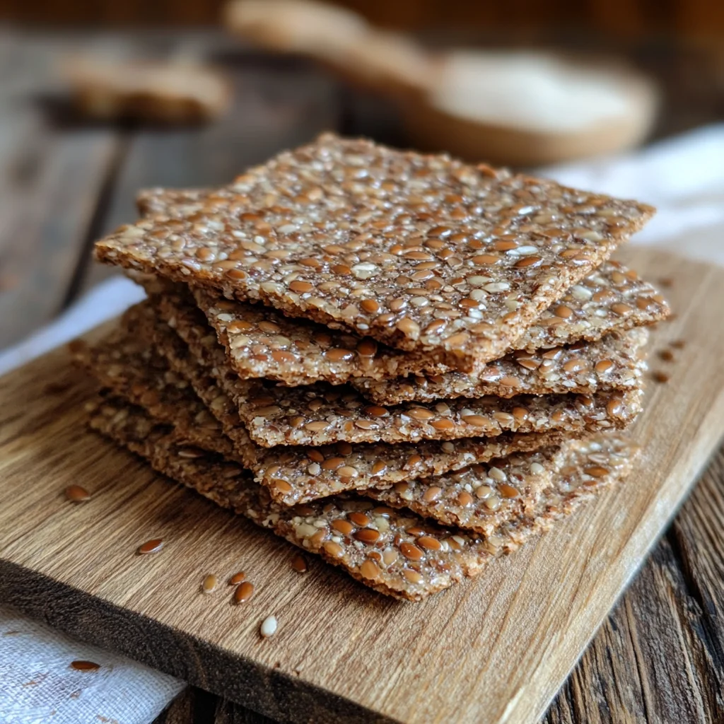 Leinsamen-Cracker