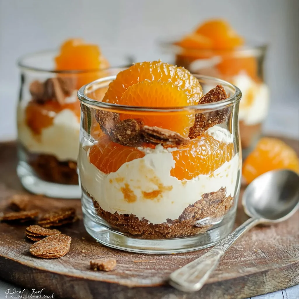 Mandarinen-Spekulatius-Dessert