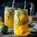 Mango-LiHonigsirupten-Limonade selber machen - Rezept ohne Zucker & Low Carb