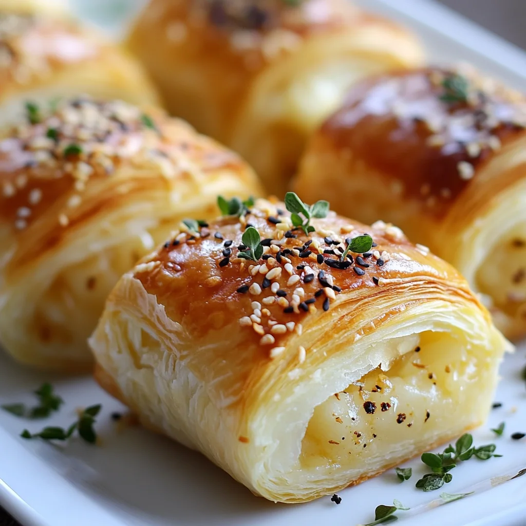 New York Rolls Rezept aus Blätterteig