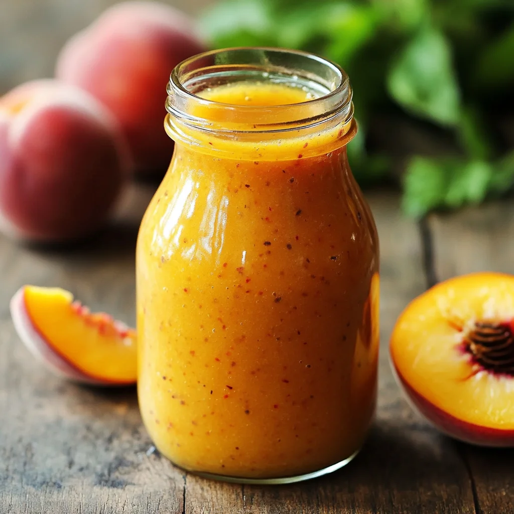 Pfirsich-Vinaigrette: