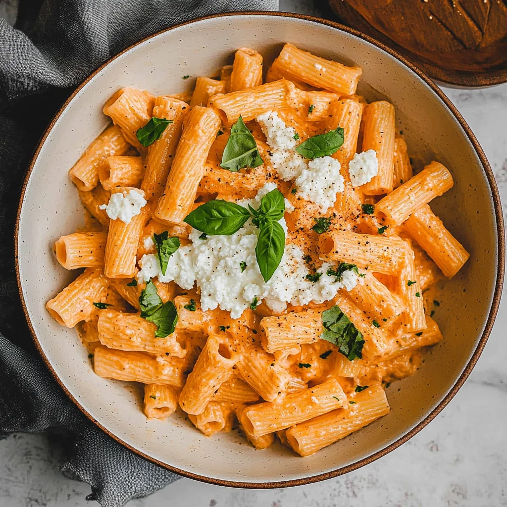 Protein Nudeln mit Hüttenkäse