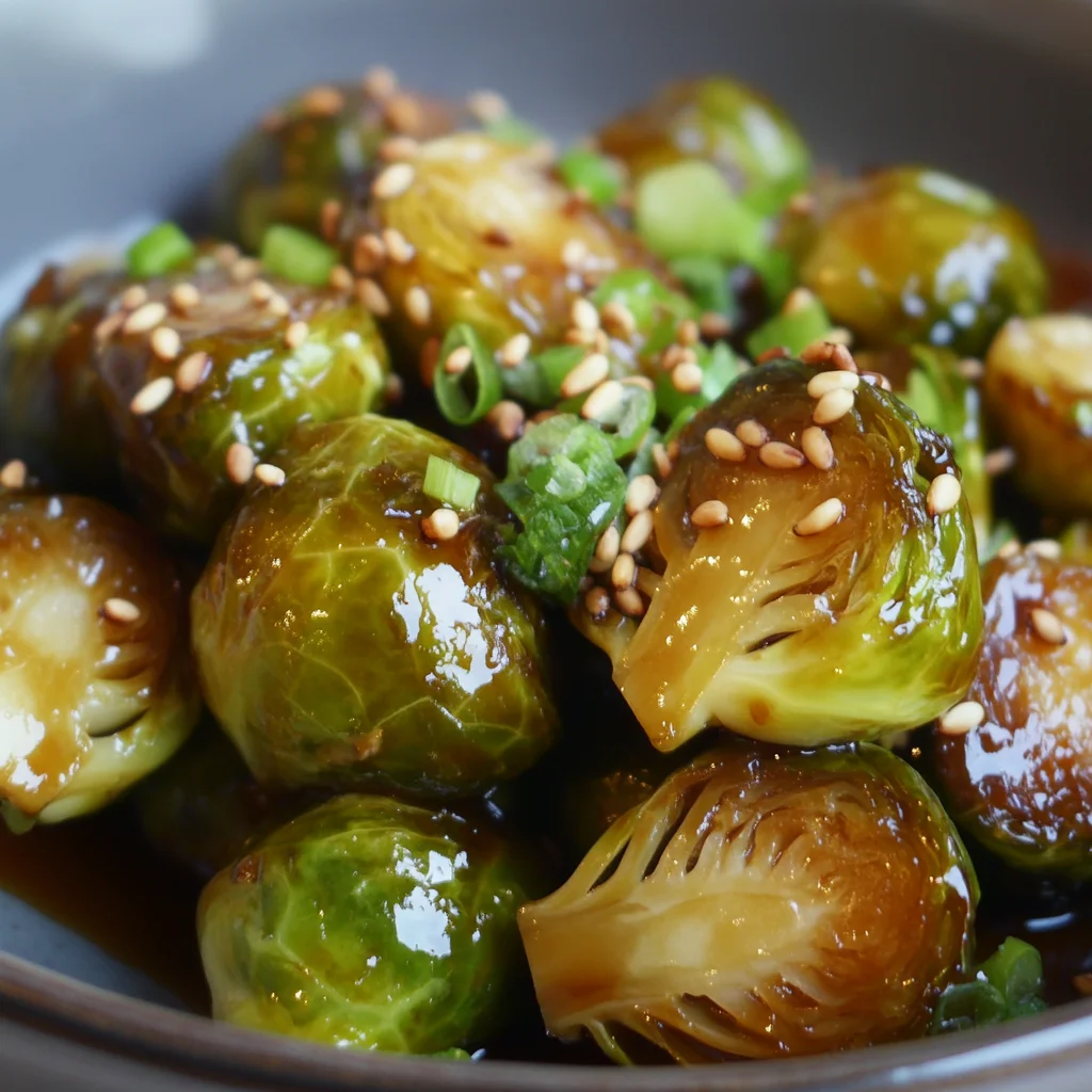 Rosenkohl asiatisch mit Teriyaki Sauce