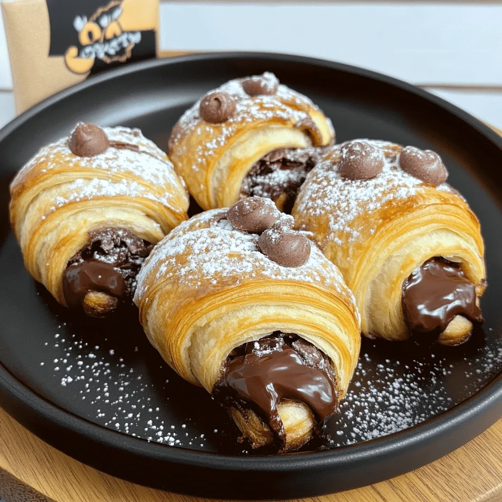 Schnelle Kinderriegel Croissants