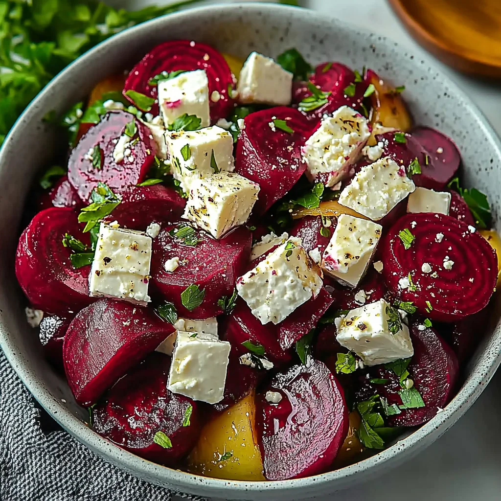 Simple Rote Bete und Fetakäse Salat: Der ultimative 20-Minuten-Sommerhit!