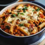 Vegetarischer Nudelauflauf