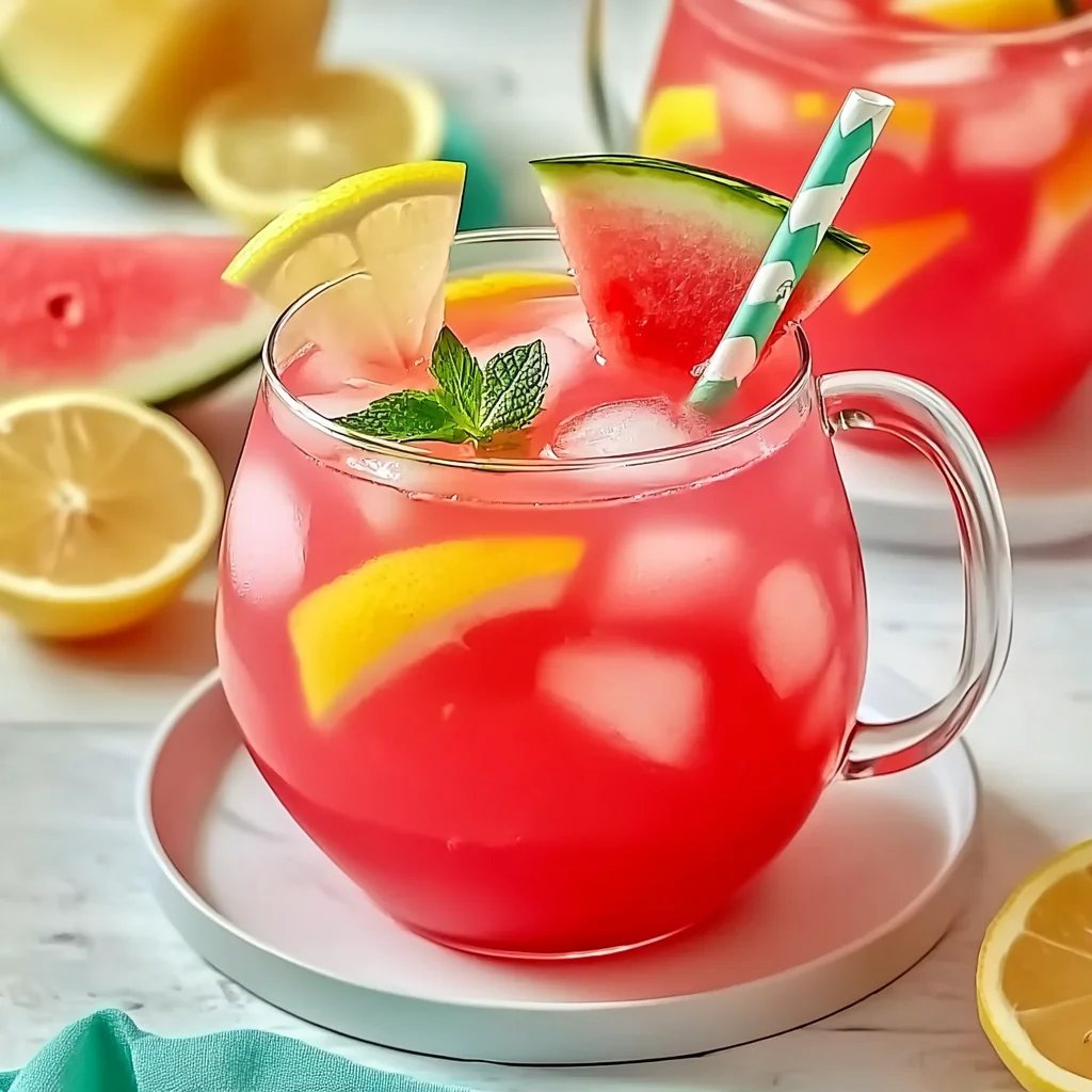Watermelon Lemonade: Easy & Refreshing Summer Drink Recipe