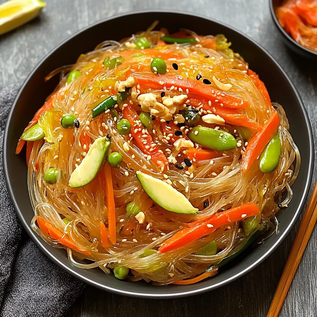 Yam Woon Sen / Einfacher Glasnudelsalat - Asiatischer Glasnudelsalat