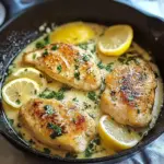 Zitronen Parmesan Pfannenhähnchen