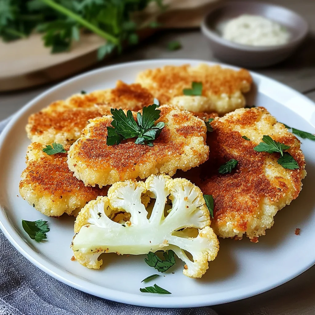 Blumenkohlschnitzel ganz einfach