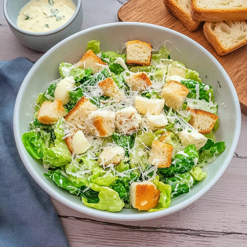 Caesar Salad - ohne Ei & Sardellen