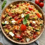Couscous Salat mit Feta