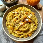 Einfache Kürbis Pesto mit Fetakäse - schnell gemacht