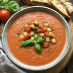 Gazpacho Andaluz - kalte Spanische Suppe