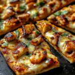 Grillhähnchen-Pizza