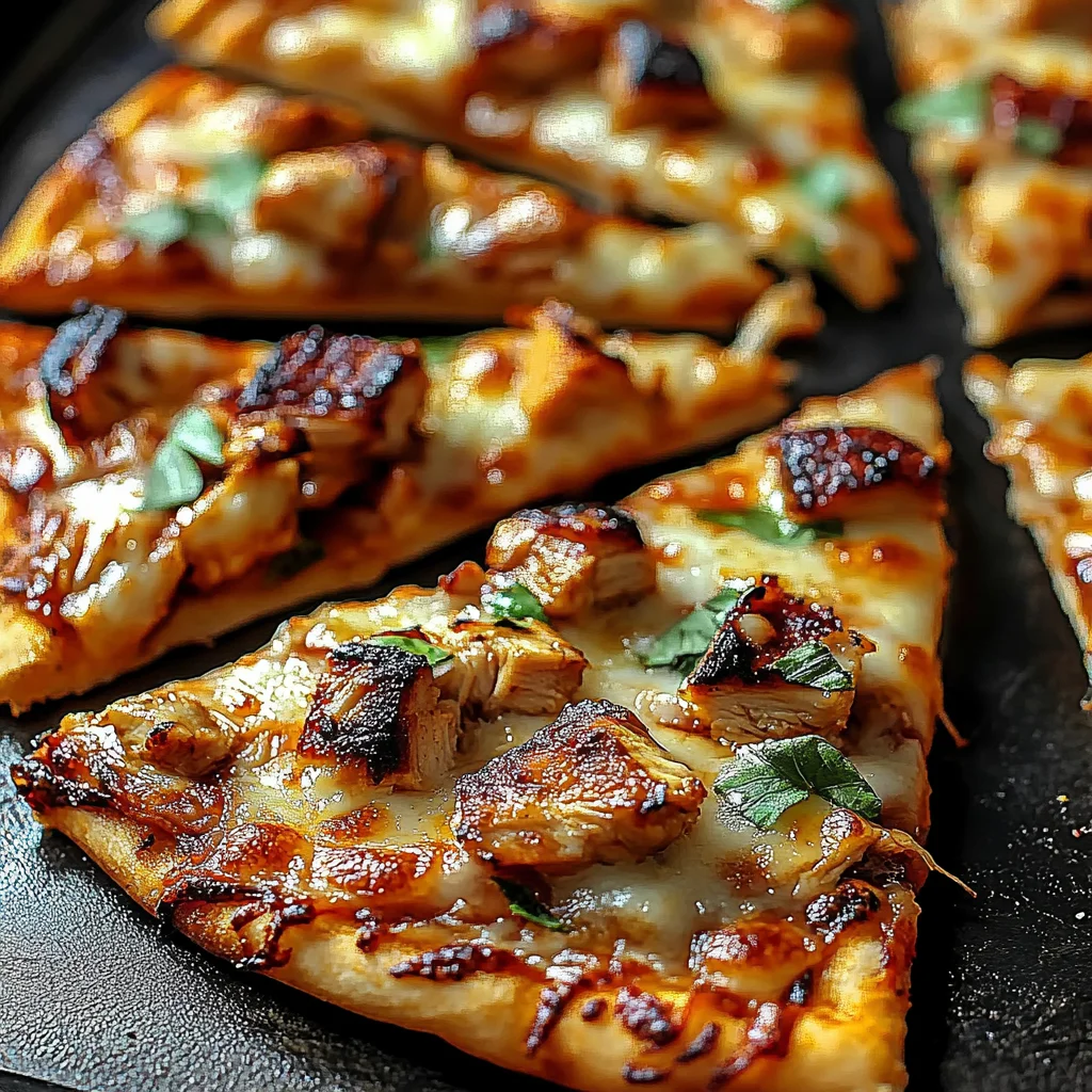 Grillhähnchen-Pizza