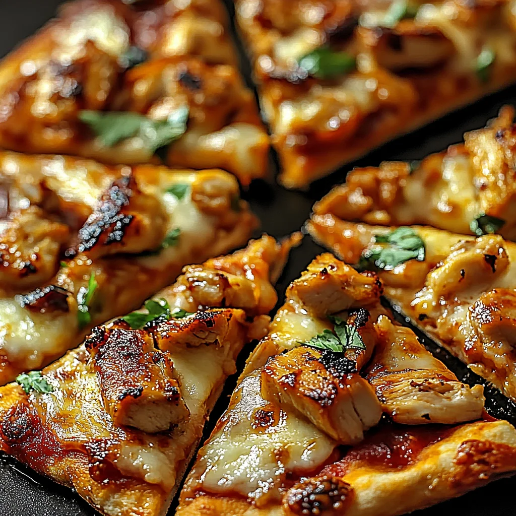 Grillhähnchen-Pizza