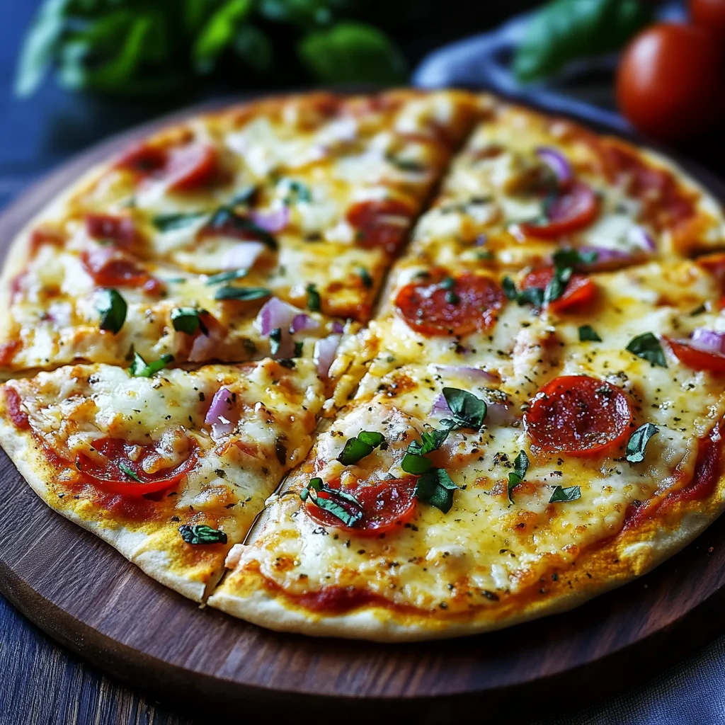 Low Carb Schüttelpizza